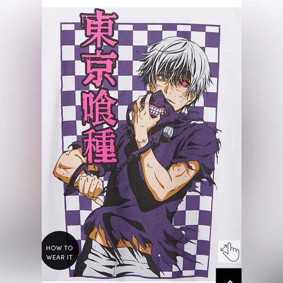 torrid Tops - 🖤NWT TORRID TOKYO GHOUL KANEKI WHITE TOP SIZE 3🖤